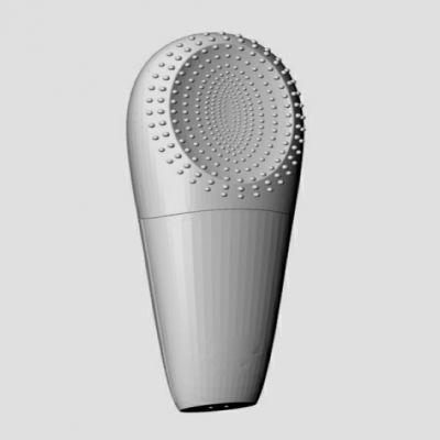 長柄硅膠洗臉刷手板模型