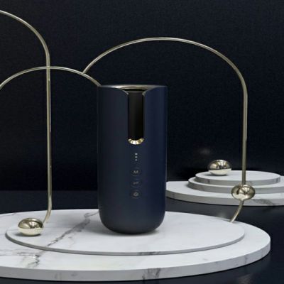 便攜卷發筒手板模型