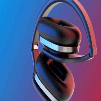 降噪耳機手板模型