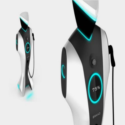 充電機器人手板模型