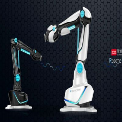 遙控AI機械臂手板模型