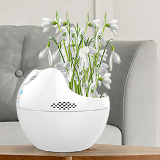 室內臺式盆景空氣凈化器手板模型