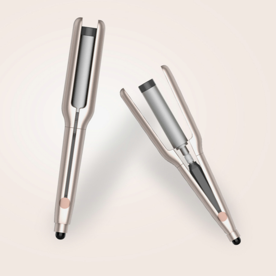 卷發棒手板模型